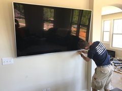 Large TV Install